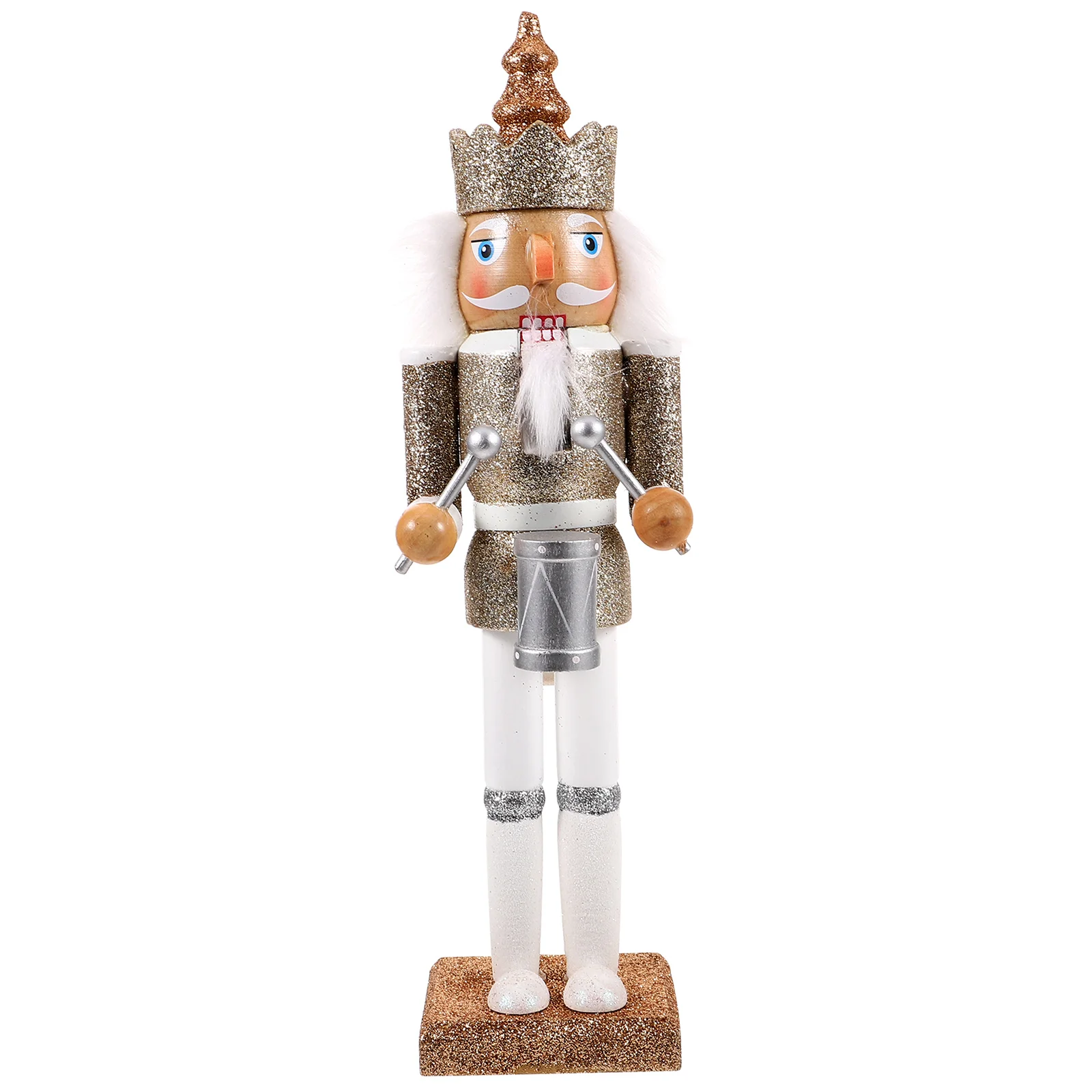

Nutcracker Ornament Holiday Wooden Vintage Toy Decor Xmas Soldier Figure Traditional Christmas Ornaments