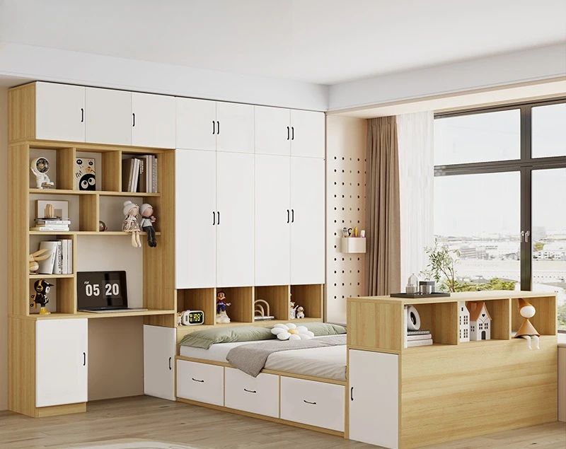 Tatami, kleine Wohnung, integrierter Bettschrank, Kinderbett, Multifunktion, Kombination