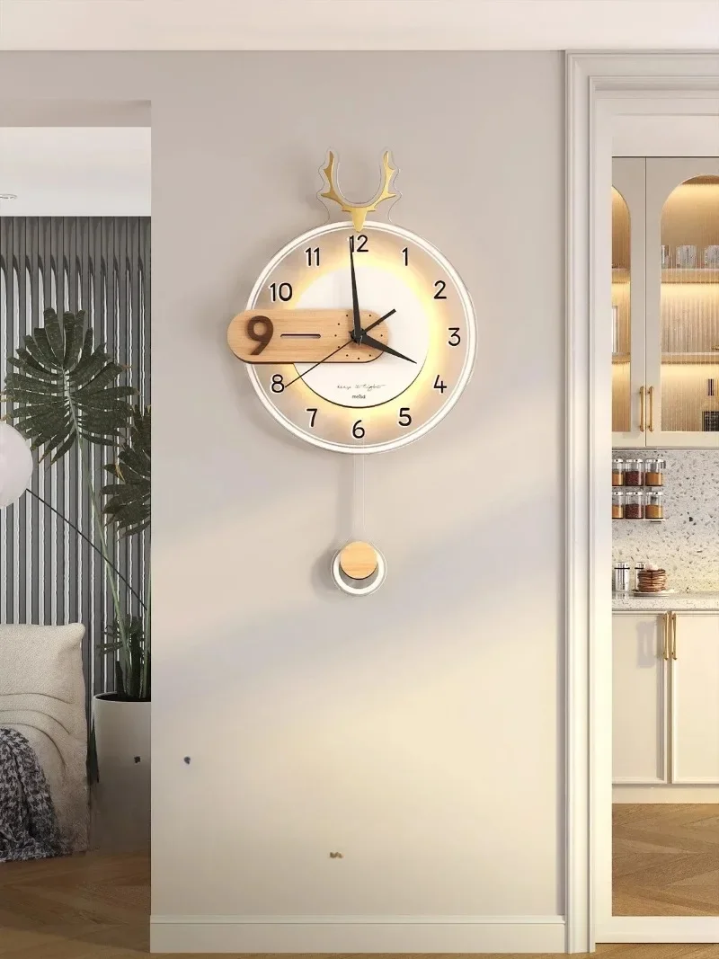 Luxury Horloge Murale Home Decoration Nordic Minimalist Wall Clocks Restaurant Interior Design Aesthetic Wall Watch Art Mural