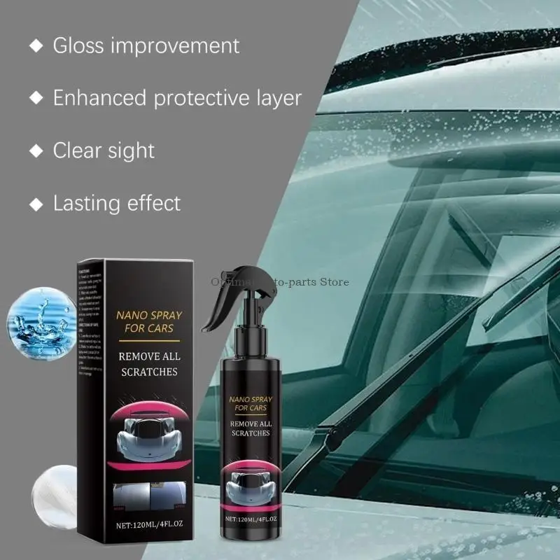 Hydrophobic Car Paint Protective Sprayed For Glass Headlight Anti Scratch Oxidation Resistance Quick Application - Image 5