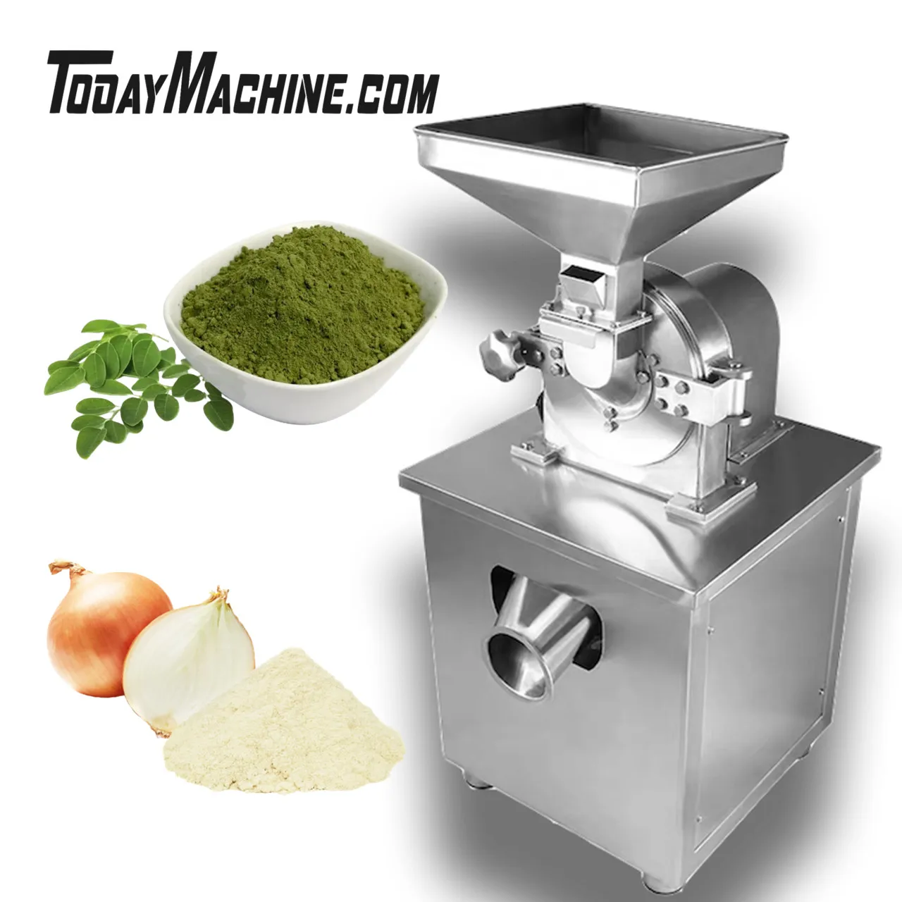 Dry Cereals Grinder Maize Grain Rice Coffee Wheat Flour Mill Grinding Machine