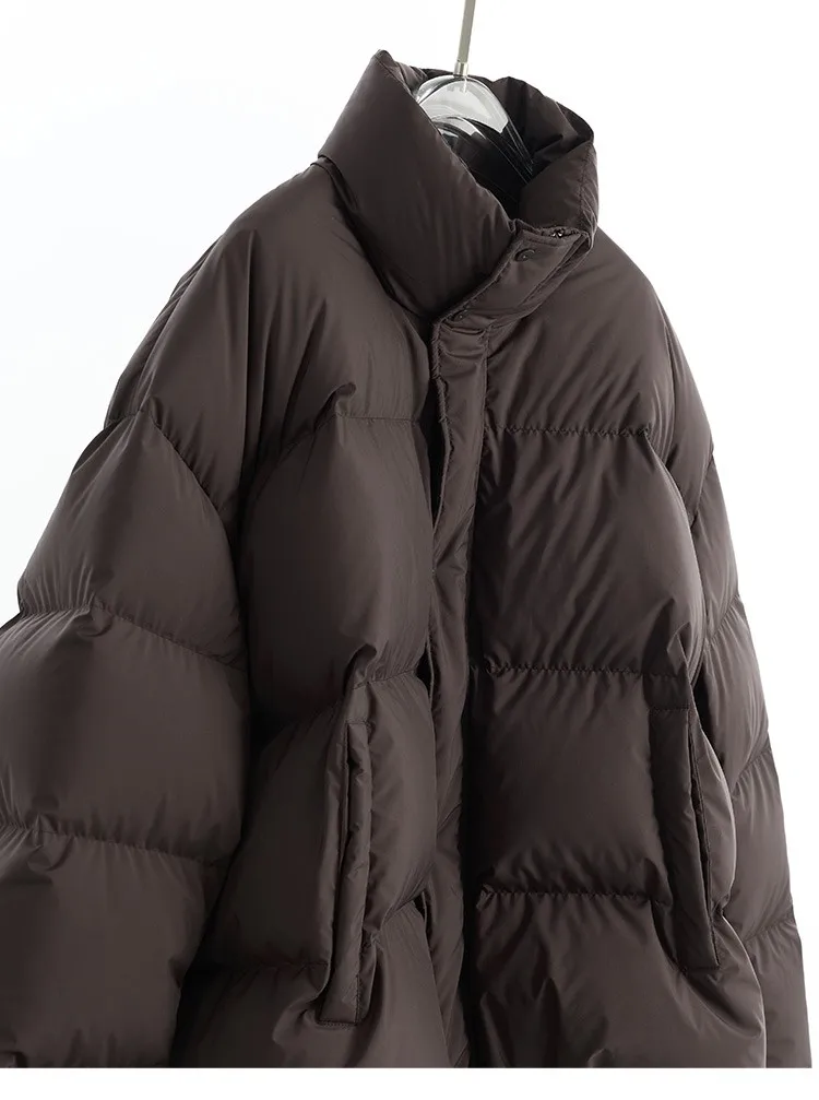 Women's Thickened Cocoon-Shaped Down Jacket, 90% Duck Down, Warm, Loose, Versatile Coat, New Winter 2026 Model