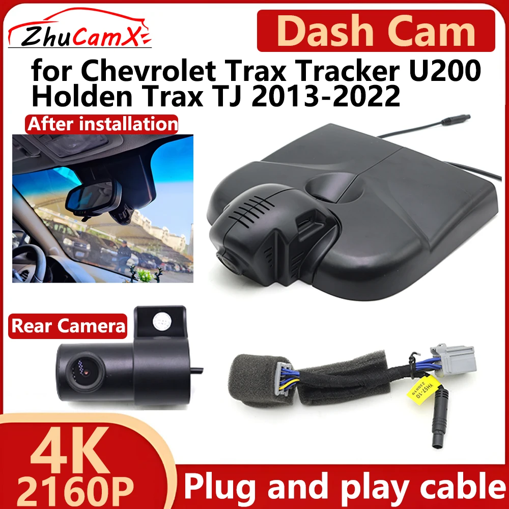 

Chevrolet Trax Tracker U200 Holden Trax TJ 2013-2022 4K 2160P Car DVR Dash Cam Camera Night Vision Recorder Plug and play