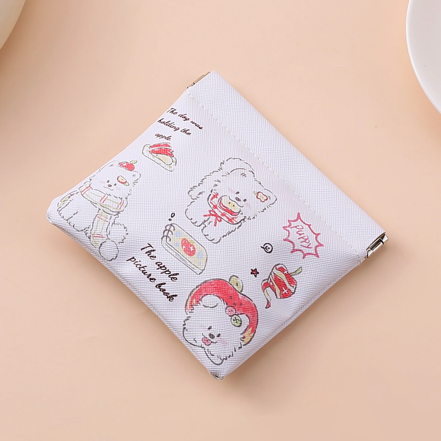 

Cartoon puppy, panda glasses storage bag, high-value shrapnel, automatic closing sunglasses, compact anti-pressure protective ca