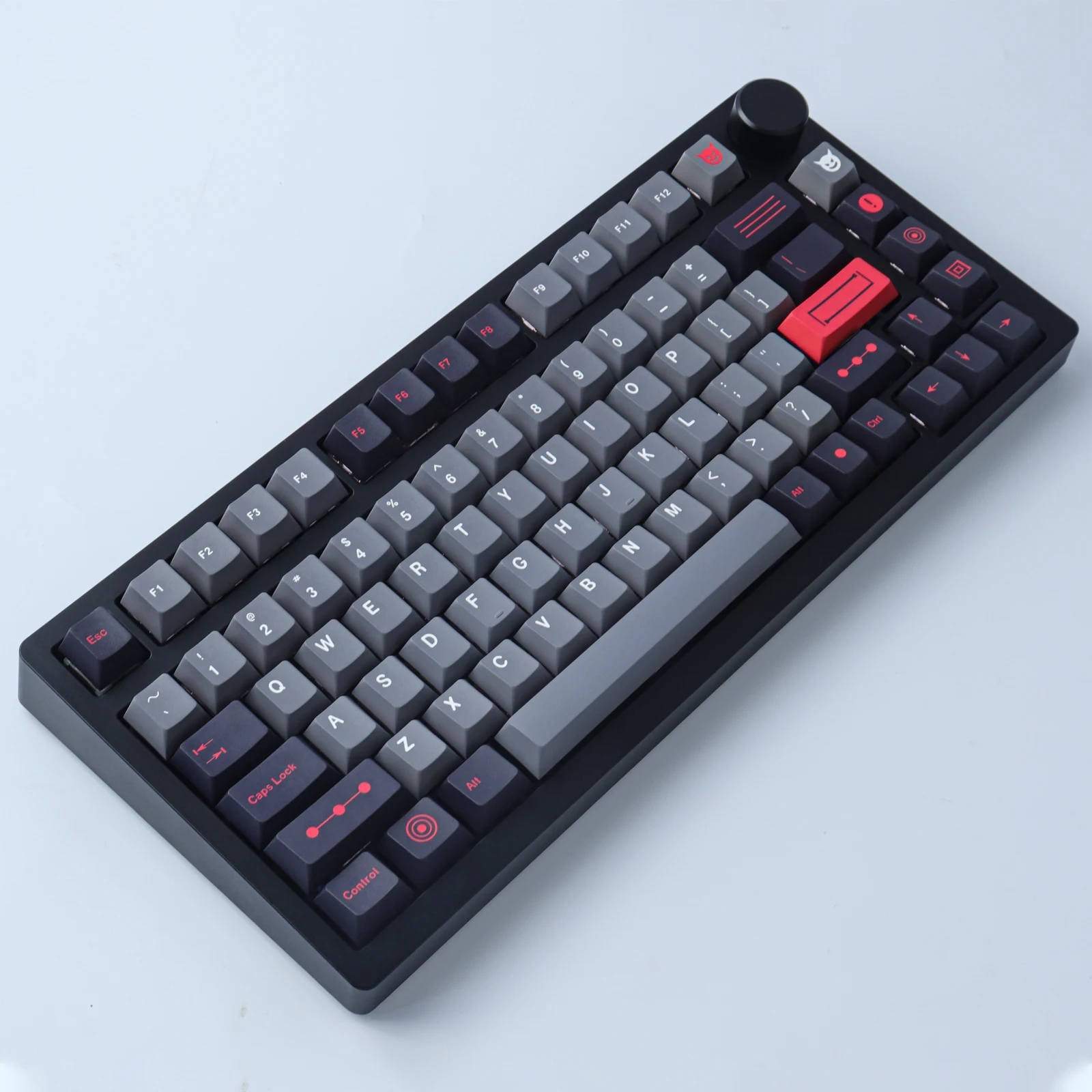 GMK Evil Dolch Keycaps 147 Keys PBT Dye-sublimation Cherry Profile Keycaps Set for Mechanical Keyboard