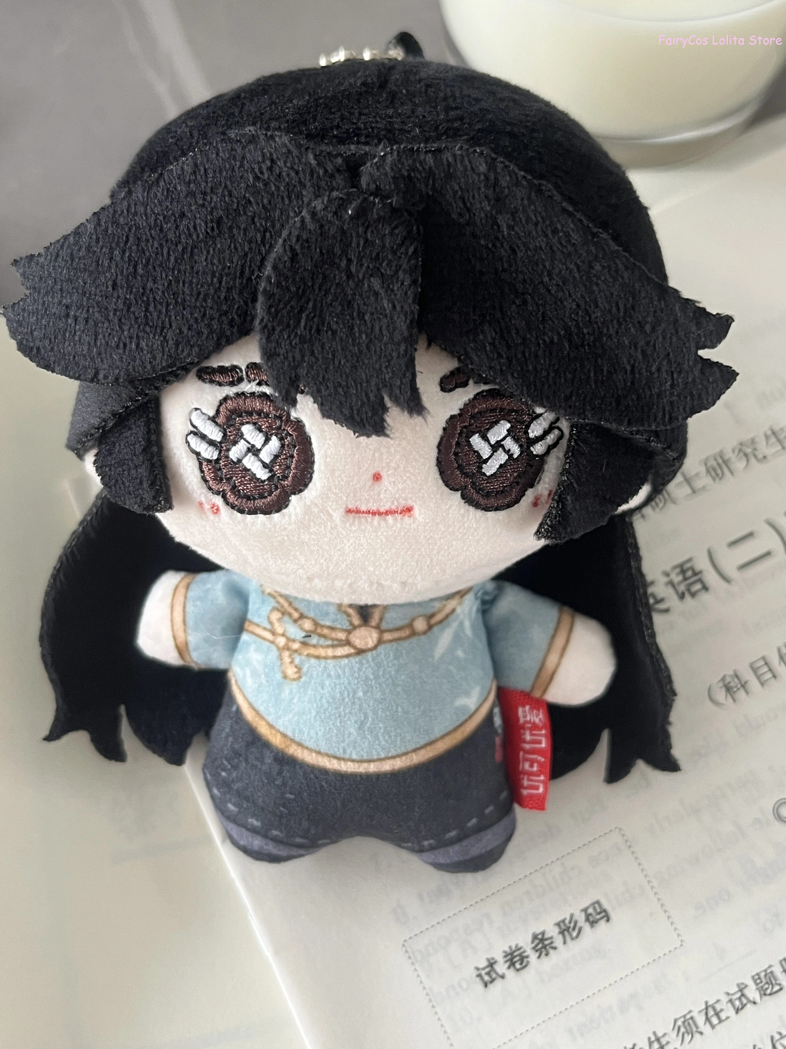 تشى Shiyi العتيقة 10 سنتيمتر لعبة الهوية الخامس الكرتون لطيف Maumet قلادة المفاتيح نموذج لجسم أنيمي هدية الكريسماس #5