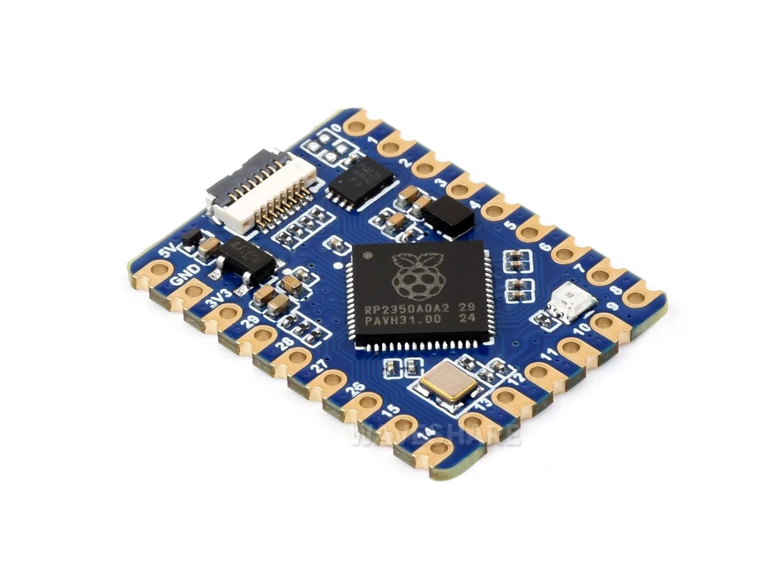 Waveshare RP2350-Tiny Development Board, Raspberry Pi Microcontroller Development Board,Dual-core/architecture Microcontroller