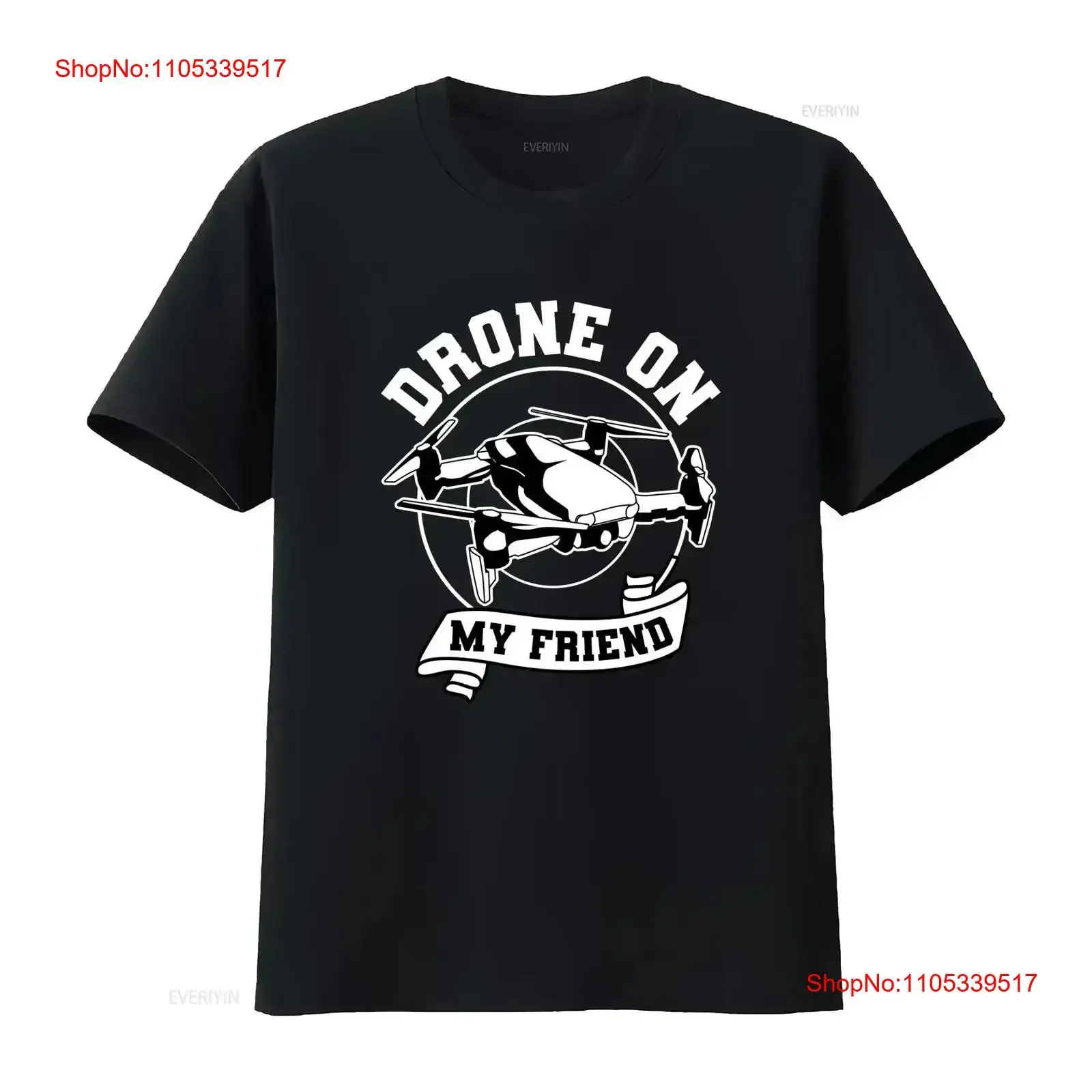 Drone On My Friend T Shirt Unmanned Aerial Vehicle Remotely Piloted Aircraft Design UAV PiloT Operator vintage Washed  vintage
