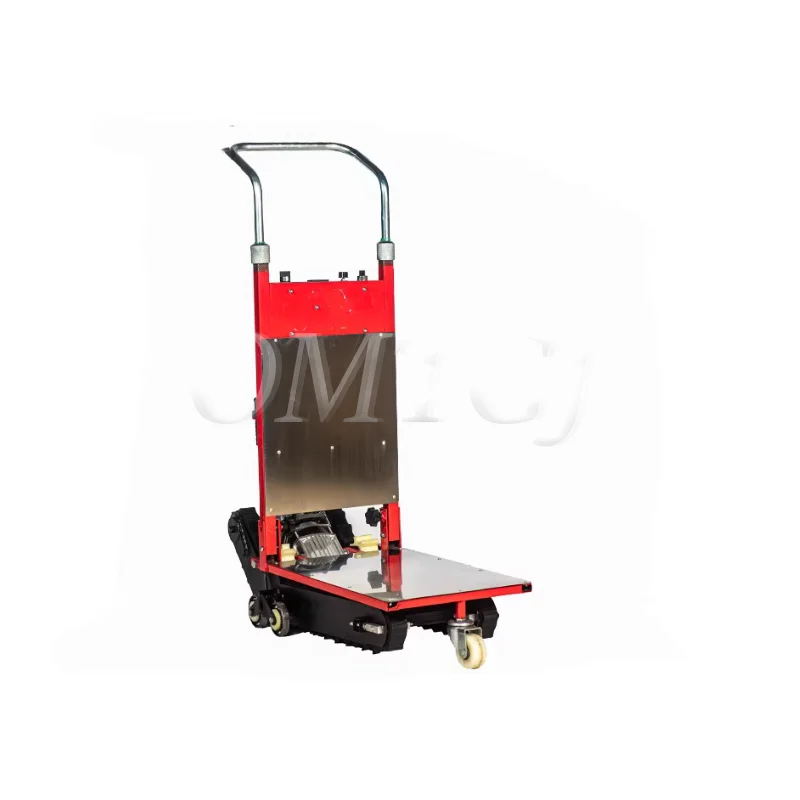 400KG Silent Electric Stair Climbing Vehicle Cargo Handling Cart Crawler-type Up and Down Stair Climber Folding Angle Adjustable