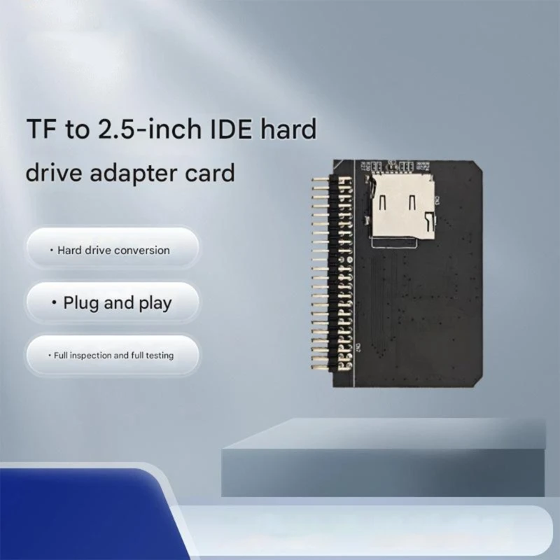

Universal 2.5in IDE Interfaced Adapter With Module Design For Secure Digital Card Connection And DMA Support 896C