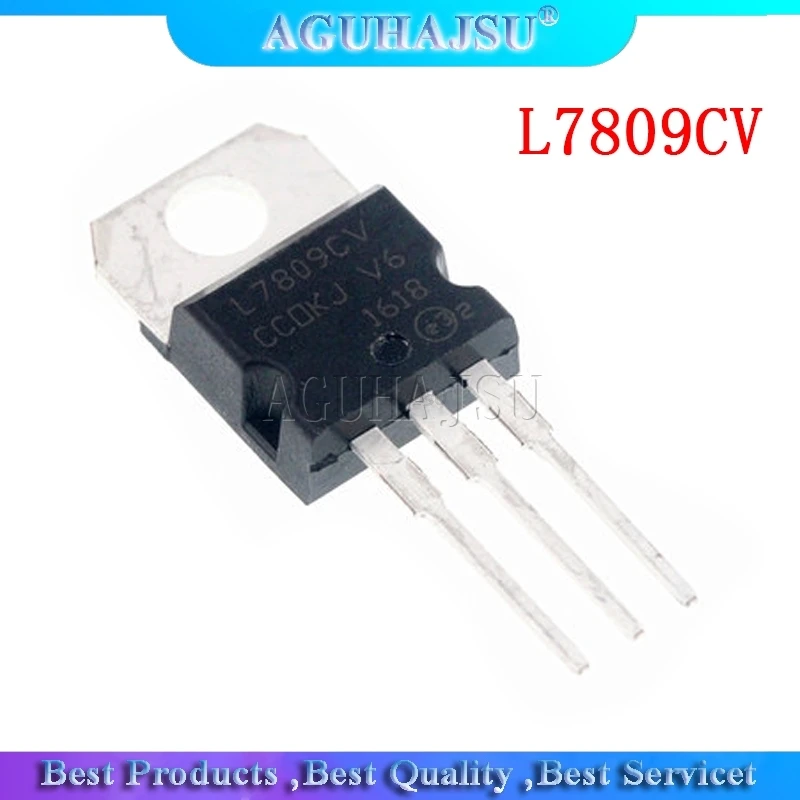 10PCS L7809CV TO220 L7809 TO-220 7809 LM7809 MC7809 stabilivolt voltage-regulator tube New original