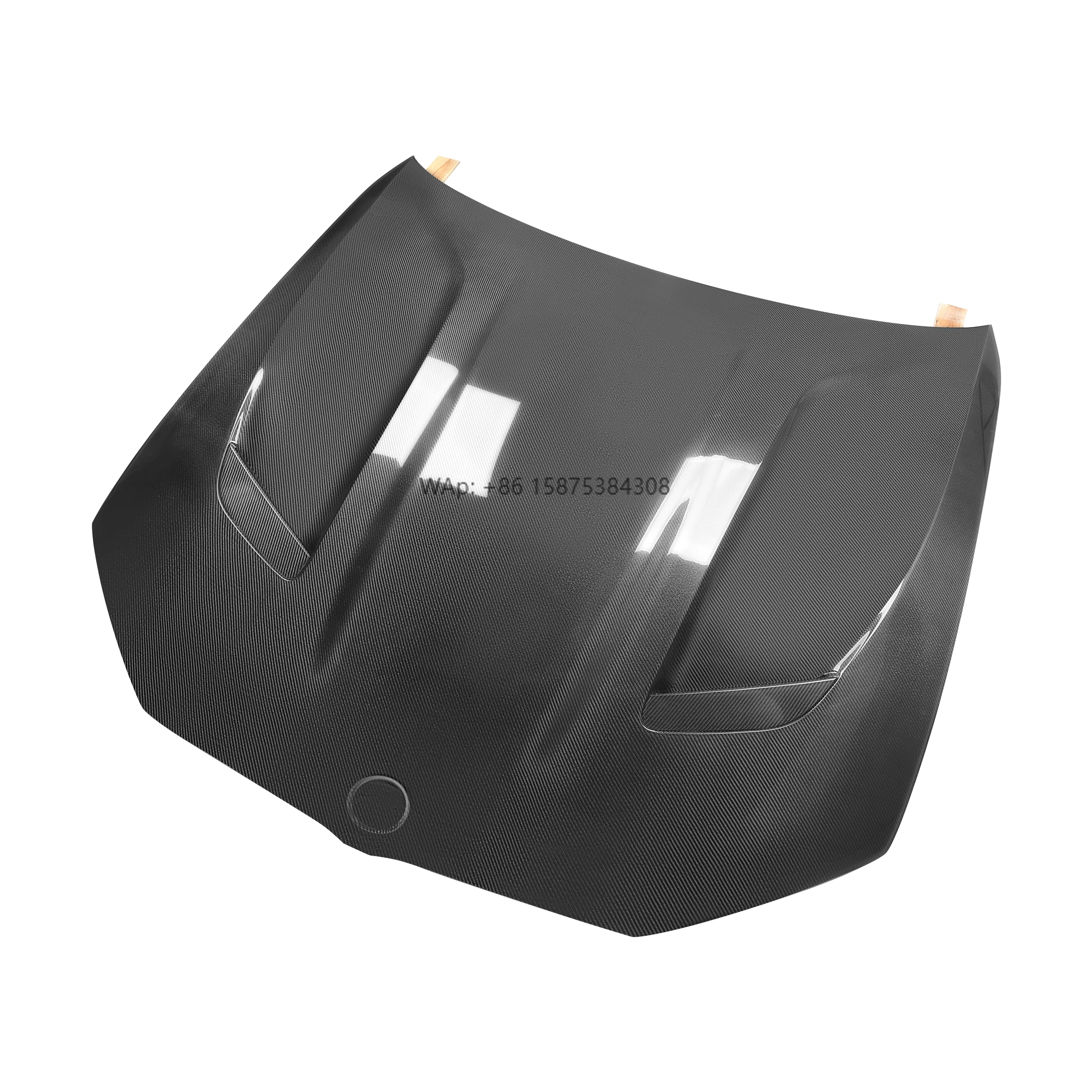 

Carbon Fiber Double Side Front Hood Engine Bonnet CS-B Style for 5 Series G30 2018+ Replacement Engine Hood