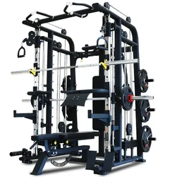 commercial complete custom logo functional multifunctional smith machine fitness gym equipment with weight stack