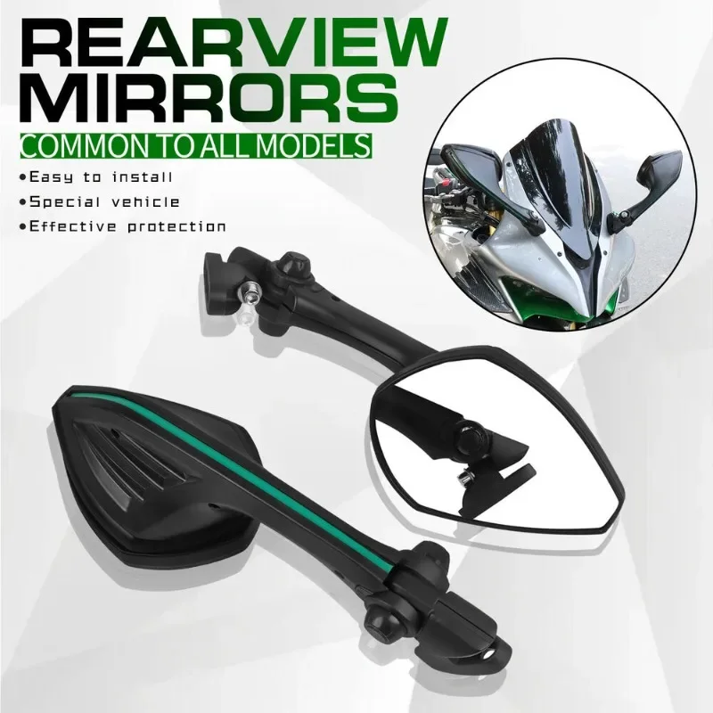 

Motorcycle Universal Rearview Mirror Suitable for Honda CBR600RR 03-11 CBR900RR 1000R CBR400R Yamaha MT09 FZ09 MT-07 YZF R1 R3