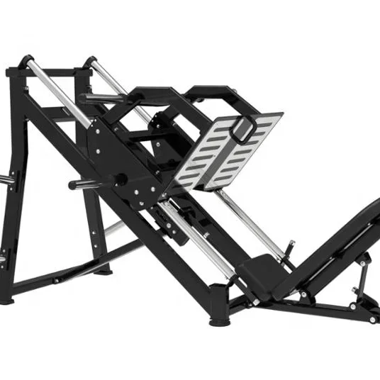 Commercial Gym Equipment Strength Training Weight Plate Loading Linear Incline Leg Press Machine 45 Degree Leg Press