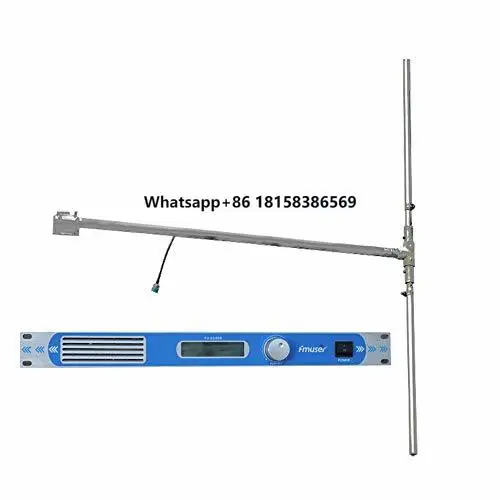 

CZE-501 FU-50B 50 Watts 50W FM Radio Broadcast Transmitter for Church +DP100 1/2 Wave Dipole Antenna+ Cable