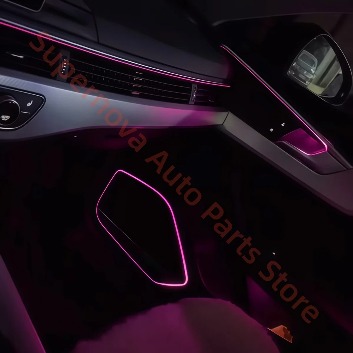 For Audi A4 A4L 2017-2024 LED Ambient Light automotive interior lighting upgrade Car accessories Decorative strip 1:1 trim panel