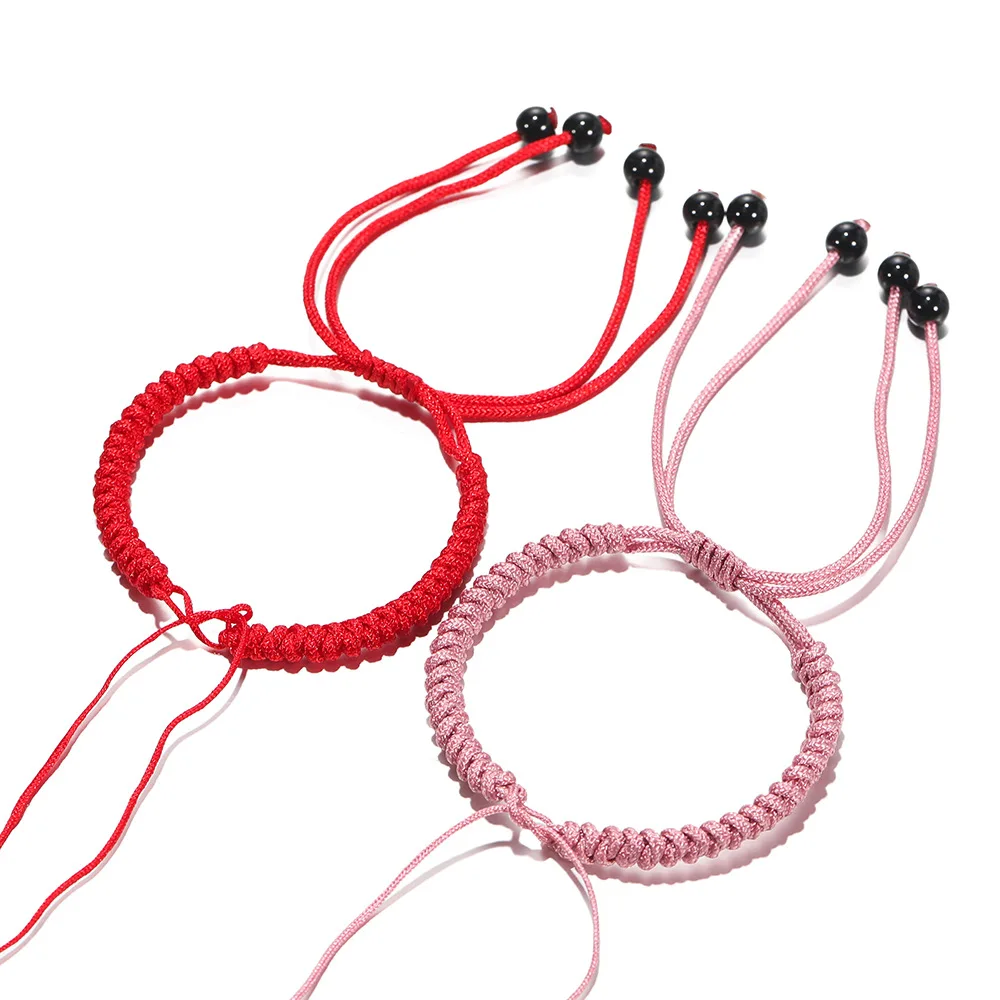 1pcs Hot Selling Bracelet Rope For couples, Suitable For Wearing gold, Jade Red Rope DIY Hand Woven semi-finished Product