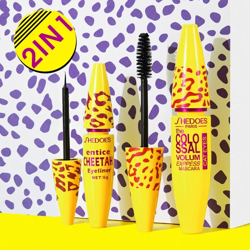 มาสคาร่าไฟเบอร์ 3 มิติ ขนตาดำยาว ต่อขนตา กันน้ำ แต่งตา ต่อขนตาไหม ไฟเบอร์มาสคาร่า ชุดรีมีล