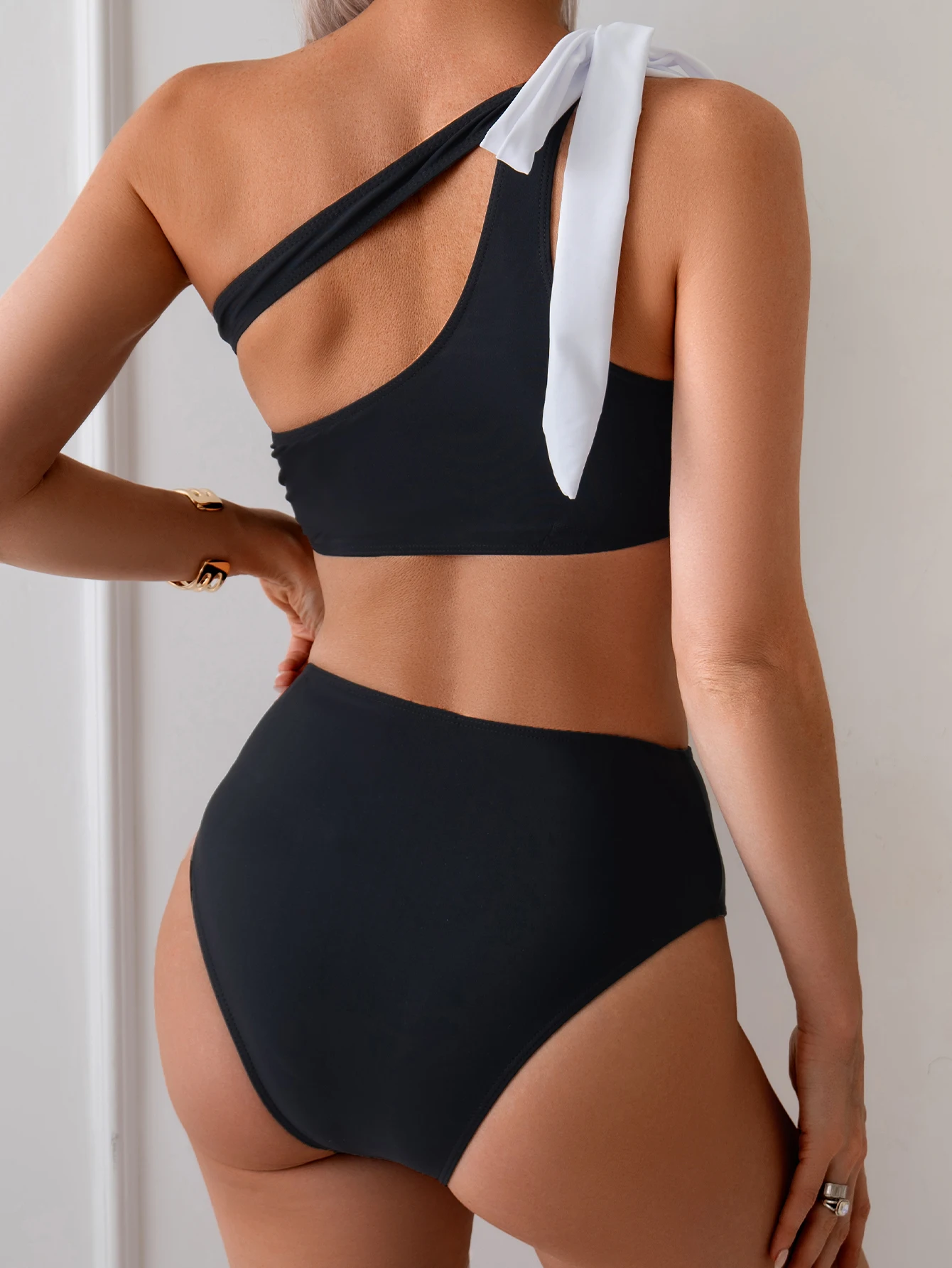 บิกินี่แบบไหล่เดียว 2026 ชุดว่ - Shoulder Pad Set In บทวิจารณ์และราคา