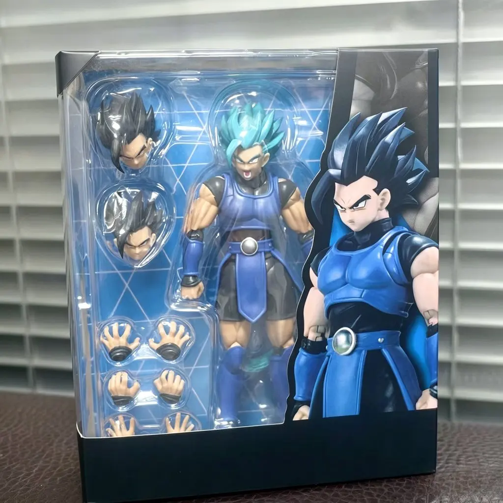 16cm SHF Dragon Ball Legends Shallot Action Figure Super Saiyan Blue Shallot Articulated Anime Model Game Figure Toy Adults Gift view 5