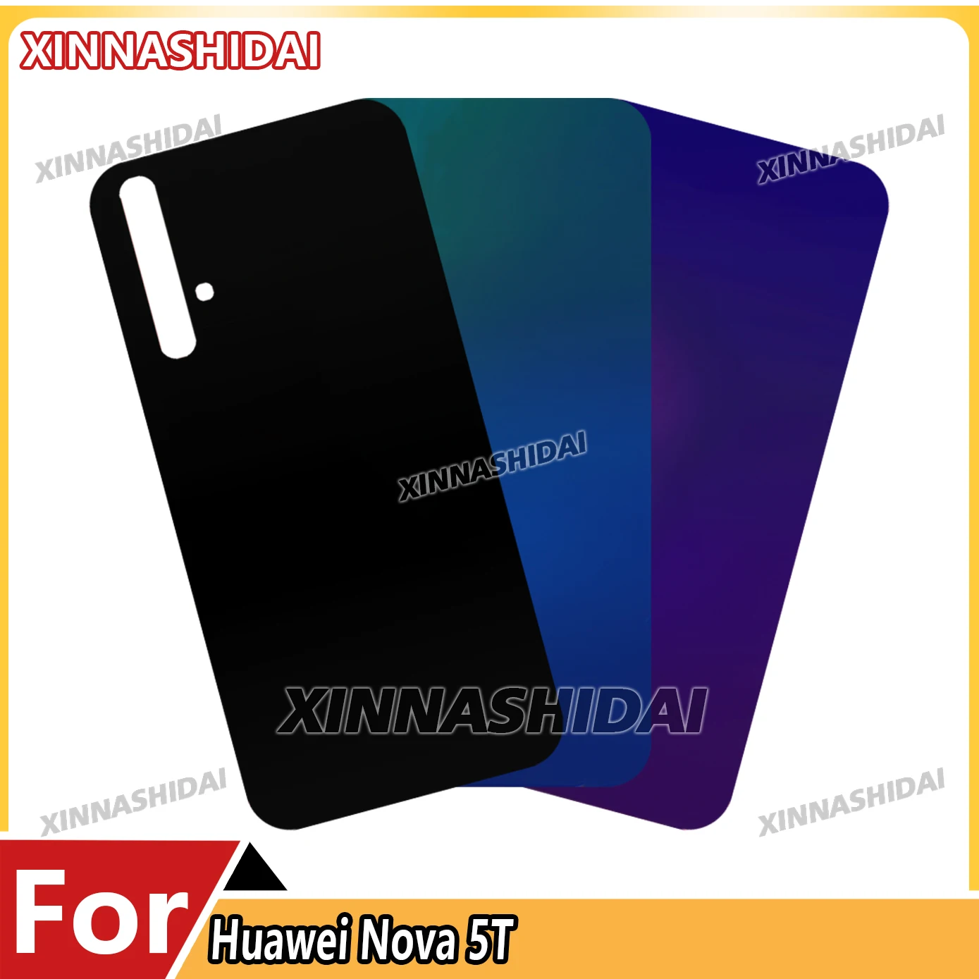 

100% Brand-New Battery Back Glass Cover for Huawei nova 5T 3D Curved Glass with 9H Scratch-Resistant Coating