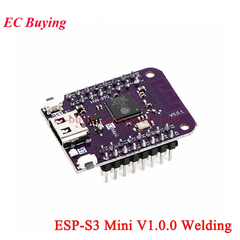 ESP-S3 Mini V1.0.0 LOLIN WIFI Bluetooth-compatible IOT Board ESP32-S3FH4R2 ESP32-S3 4MB FLASH 2MB PSRAM MicroPython for Arduino