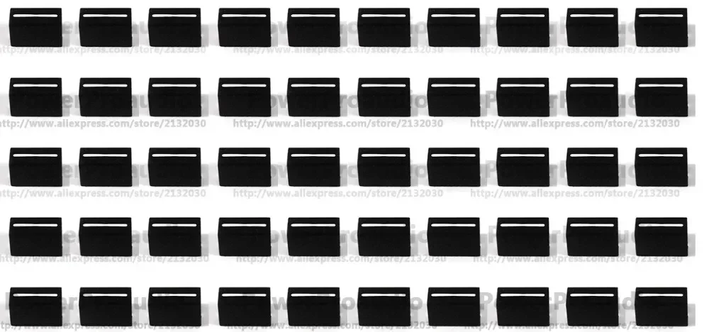 50pcs New Channel Crossfader Fader Cap Knob For RANE 56 57 61 62 64 68(Black) a
