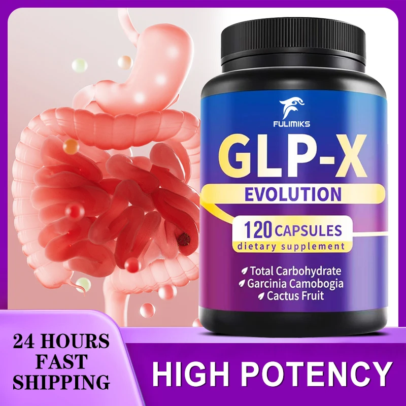 

GLP-X Supplement - Promotes Metabolism, Digestion and Intestinal Health, Appetite Suppressant, Improves Immunity, GLP-1 Non-GMO