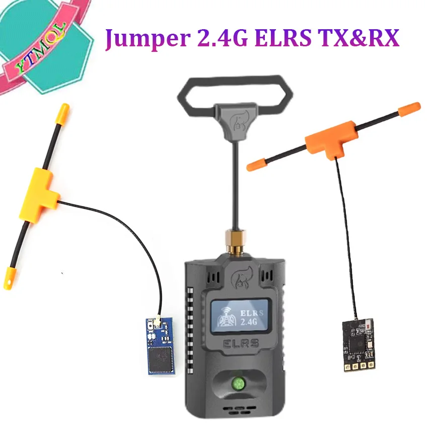 1Pcs Jumper 2.4G ELRS TX Module AION NANO T-PRO / ExpressLRS ELRS AION-RX-MINI Receive  R1 V2 Mini Receiver For RC Drone