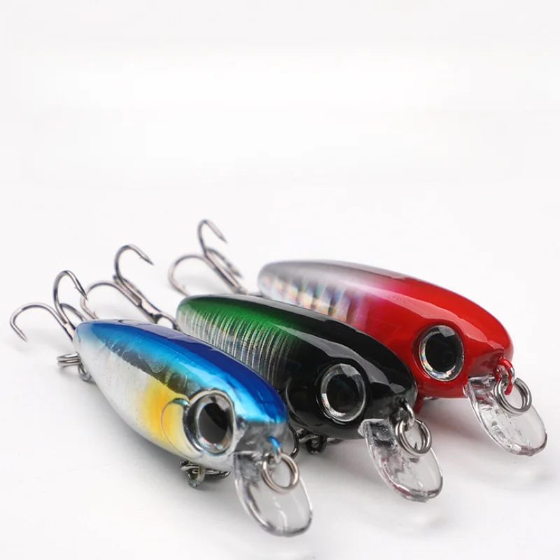 1PCS 45mm 3g Hard Mini Bait Small Sinking Minnow Crank Fishing lures Bass Fresh Salt Water Tackle Lure