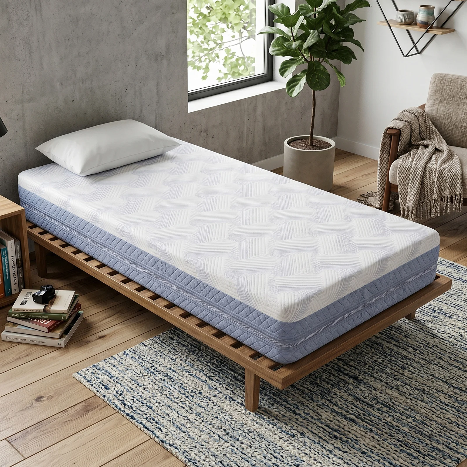 10 Inch Twin Size Mattress Bre - Mattress Pad Topper ulasan dan harga
