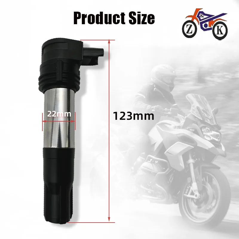 2PCS Ignition Coil For BMW R1200GS R1200GS Adventure R1200RT R1200R R1200RS K51 K50 K52 K53 K54 Ignition Stick Coil 12138526677