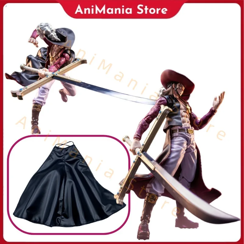 En stock: Traje de Dracule Mihawk del Arco de Wano y del Arco de Marineford de ONE PIECE para figura de acción de anime SHF 1/12