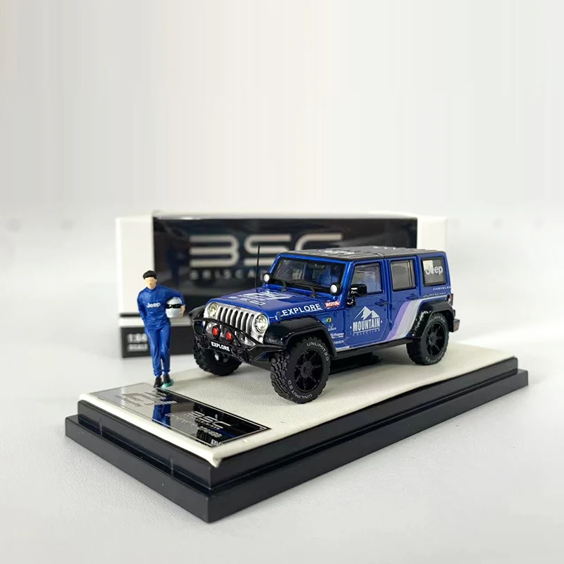 

BSC 1:64 Model Car Jeep Alloy Die-Cast Off-Road Endurance Racing Coating Collection- Blue