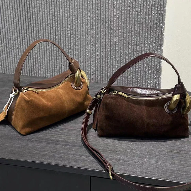 Mode Umhängetasche für Frauen Faux Wildleder Leder Weibliche Handtaschen kleine damen messenger Umhängetaschen Sac EIN Haupt bolsos – Detail 18