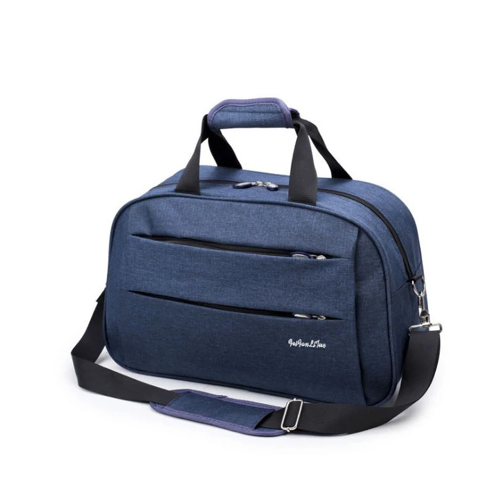 Bolsas de viagem masculinas com zíper bagagem de mão grande negócio grande capacidade duffle de fim de semana