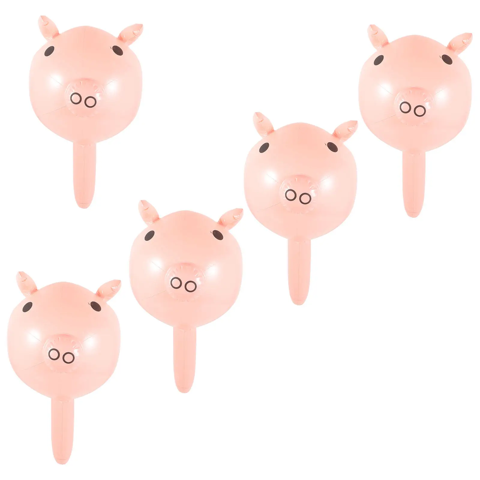

5Pcs Inflatable Pig Hammer Sticks Large Size Funny Kids Party Props Pool Beach Party Game Novelty PVC Inflatable Sticks