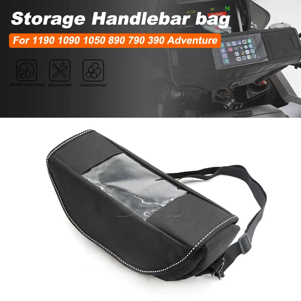 Waterproof Bag Storage Handlebar Bag Travel Tool Bag Motorcycle For 1290 Super Adventure 390 890 790 1190 1090 1050 ZT703F
