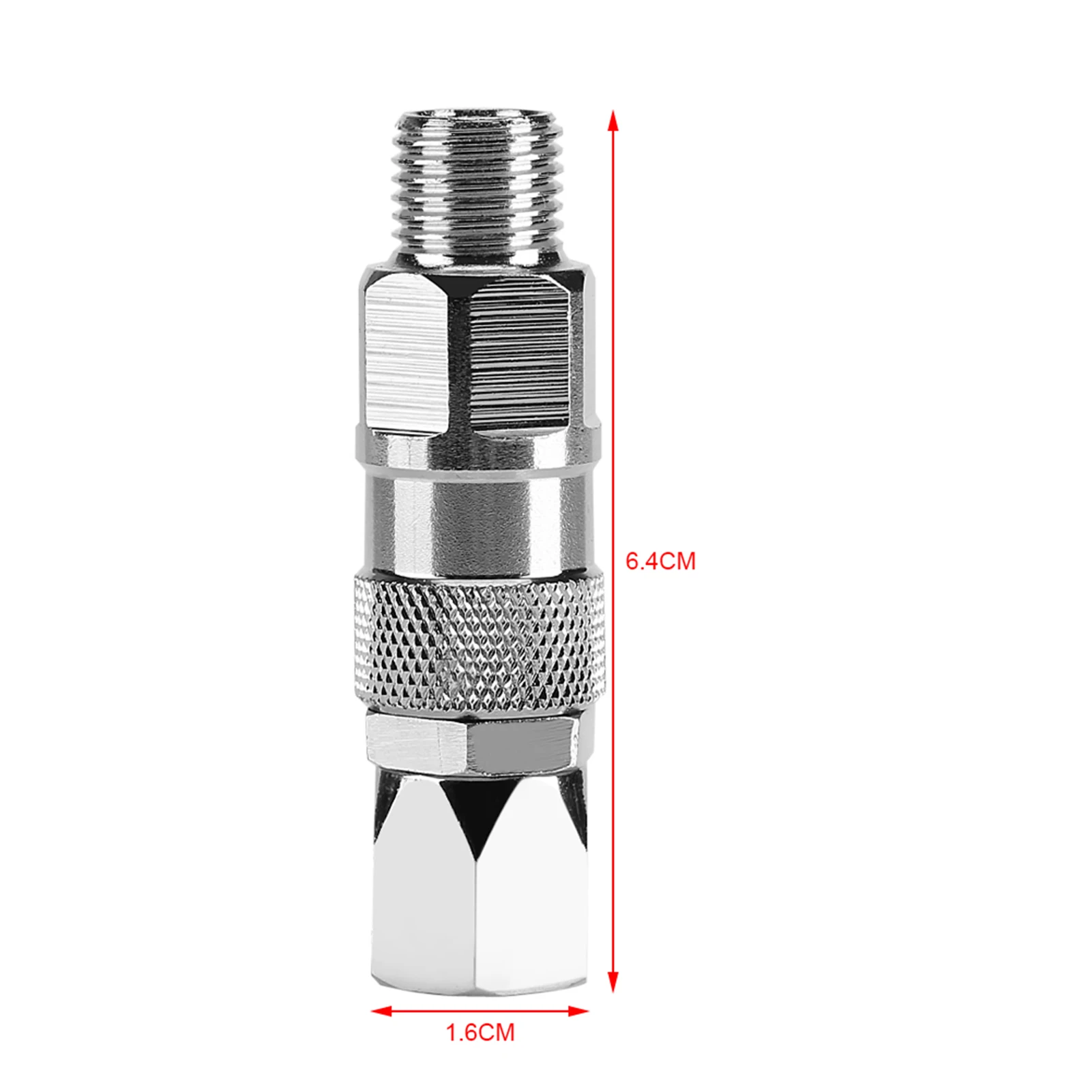 Outil de compresseur d'air pivotant de pulvérisateur fileté de 1/4 pouces en acier inoxydable résistant à la Corrosion/résistant à la rouille/robuste