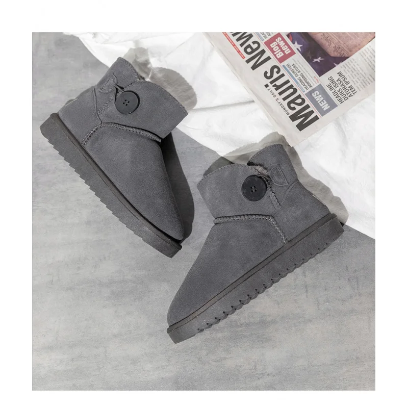 防水メンズウィンターブーツ、フェイクファー裏地付き＆通気性、新年のブランチや雪の冒険に最適なチャンキーソール