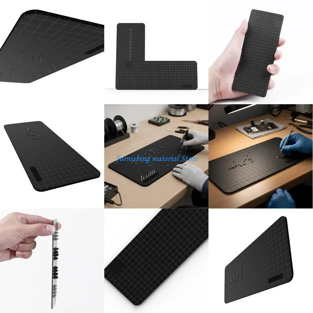 Y5GD Многоразовые магнитные коврики для верстаков, аксессуары для отверток, коврики для запоминания положений винтов при сборке