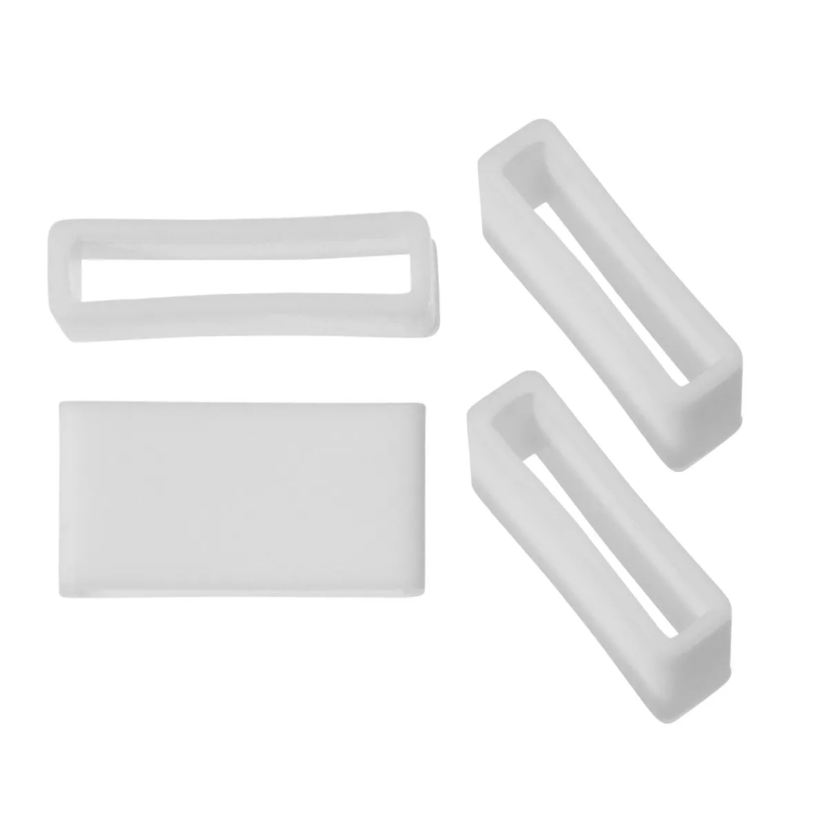 20Pcs Bracelet Ring Buckle for Silicone Wristband Clasp Anti-Fall Protective Buckle Easy Install Removable Precise