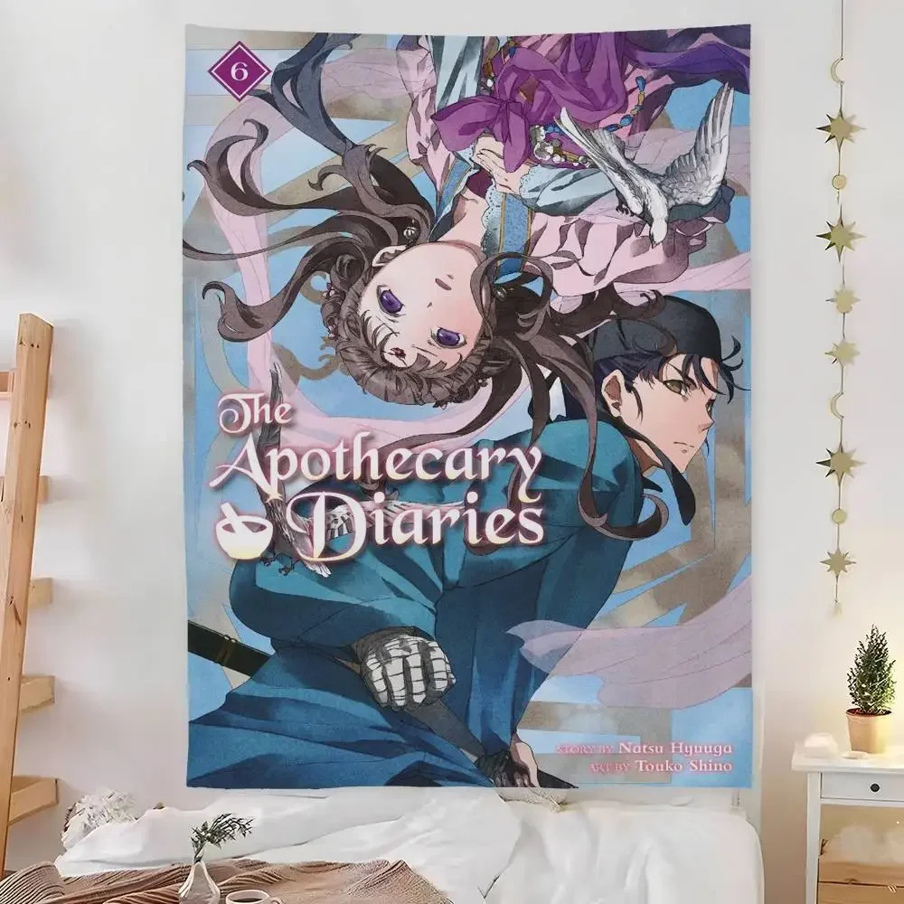 Anime The A-Apothecary Diaries Tapestry Bedroom Living Bar Garden Outdoor Microfiber festival Decoration Background Art Banner