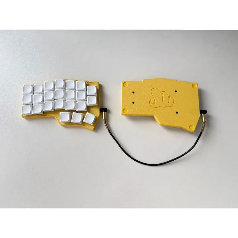 Corne Kit Keyboard Split Berkabel Mekanis Profil Rendah Aksesori Choc Keyboard Ergonomis Terpisah Hot Swap Kustom Mode Tunggal