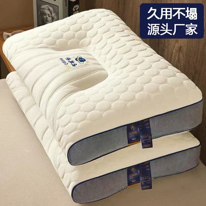 Pillow Non-collapsing Pillow Core A Pair of 48x74cm Neck Pillow Adult Household Fiber Core