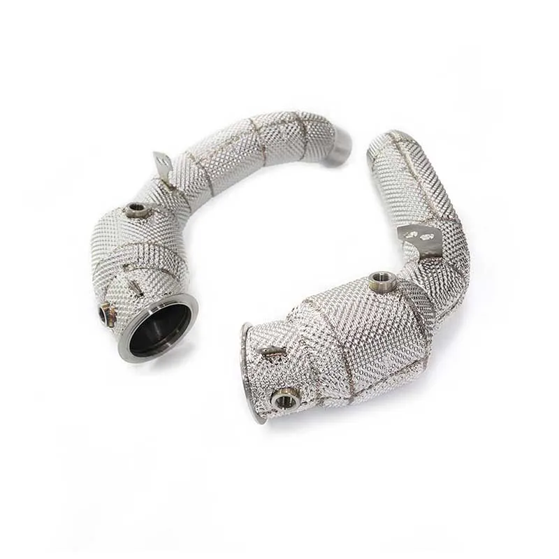 HMD Exhaust System High Flow Performance Downpipe for BMW M6 F10 F06 4.4L With Heat shield