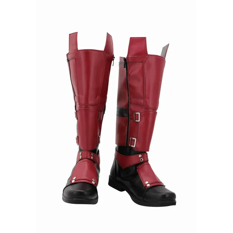 

Косплей Аниме Дедпул Косплей Сапоги из искусственной кожи Туфли на высоком каблуке Хэллоуин Косплей Опора для взрослых 72-й