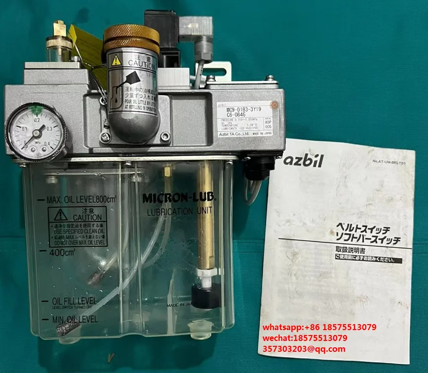 For Azbil MC9-01B3-3Y19 C6-0846 Lubricating Pump, Brand New MC9-01B3-3Y19C6-0846 1 Piece