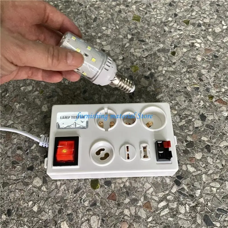 

Y5GD Digital LED Light Testing Tool for E27 B22 E14/GU10 Digital Display Measure Current Power